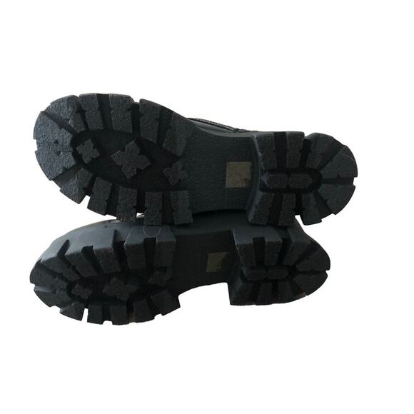 ALDO Grandleap Bootie Buckled Combat Black NEW 11  US - Picture 7 of 10